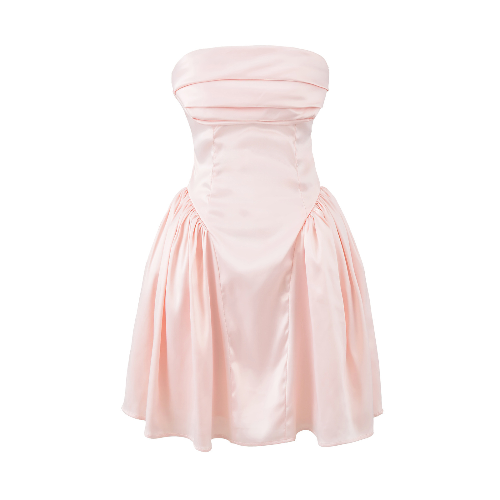 Minivestido de malla sin tirantes - Elegante y versátil KUN-00020