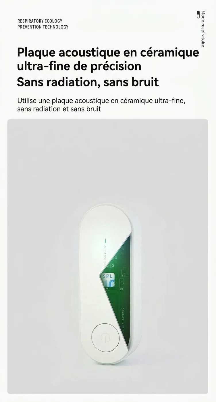 Répulsif anti-nuisibles ultrasonique silencieux avec protection à 360 degrés, blanc/rose/vert/noir
