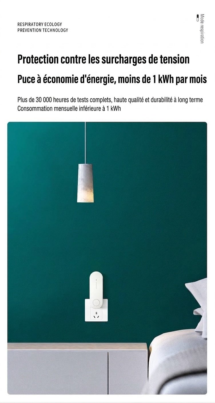 Répulsif anti-nuisibles ultrasonique silencieux avec protection à 360 degrés, blanc/rose/vert/noir