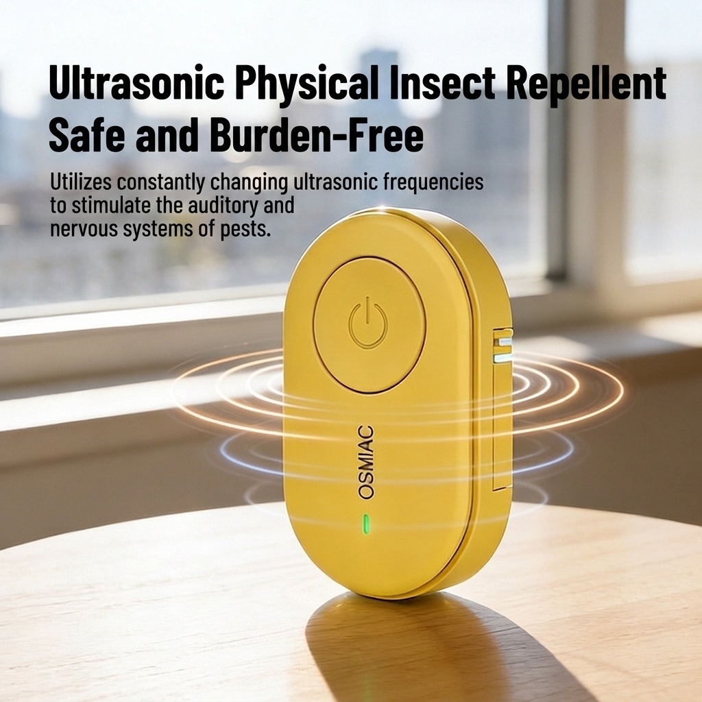 Portable Ultrasonic Mosquito Repeller Indoor Outdoor Camping Auto Pest Control