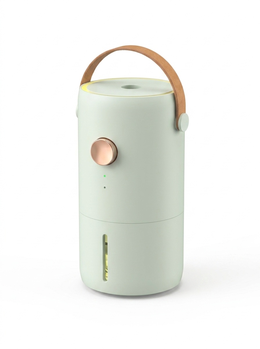 Dual-Mode Smart Ultrasonic Mosquito Repellent with Night Light & 50m² Coverage, White/Green