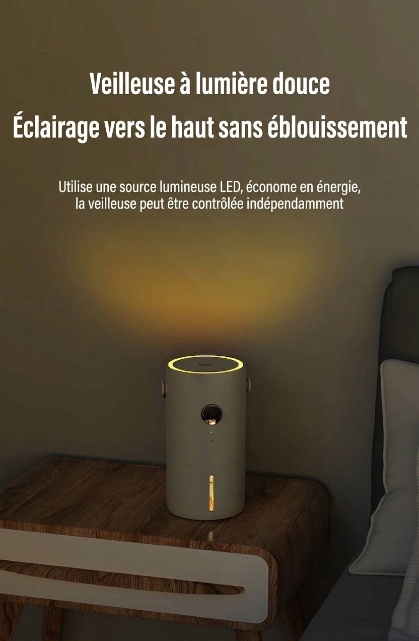 Répulsif anti-moustiques ultrasonique intelligent double mode avec veilleuse et couverture de 50 m², blanc/vert