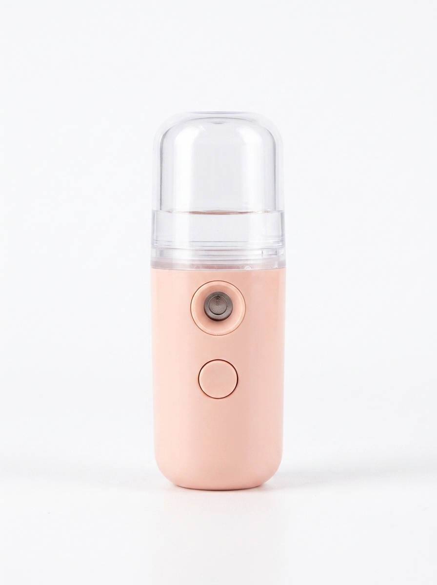 Instant Hydration Nano Facial Mister with 30ml Water Tank & USB Rechargeable, Light Blue/White/Pink