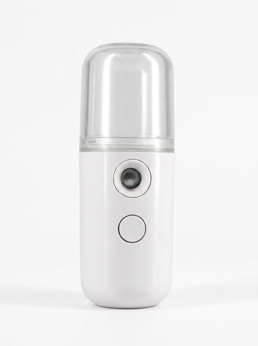 Instant Hydration Nano Facial Mister with 30ml Water Tank & USB Rechargeable, Light Blue/White/Pink