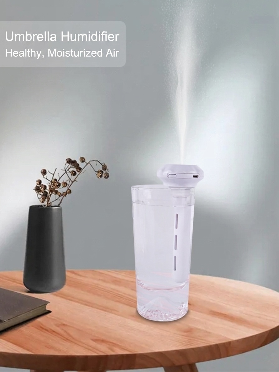 Silent Nano Mist Portable USB Mini Humidifier with Night Light & 8-Hour Continuous, Assorted