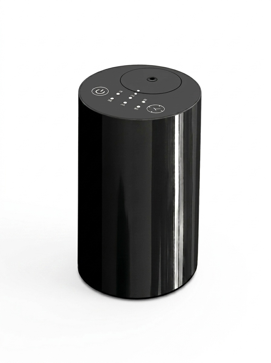 Advanced Cold Mist Silent Wireless Essential Oil Diffuser with Smart Timing, Black