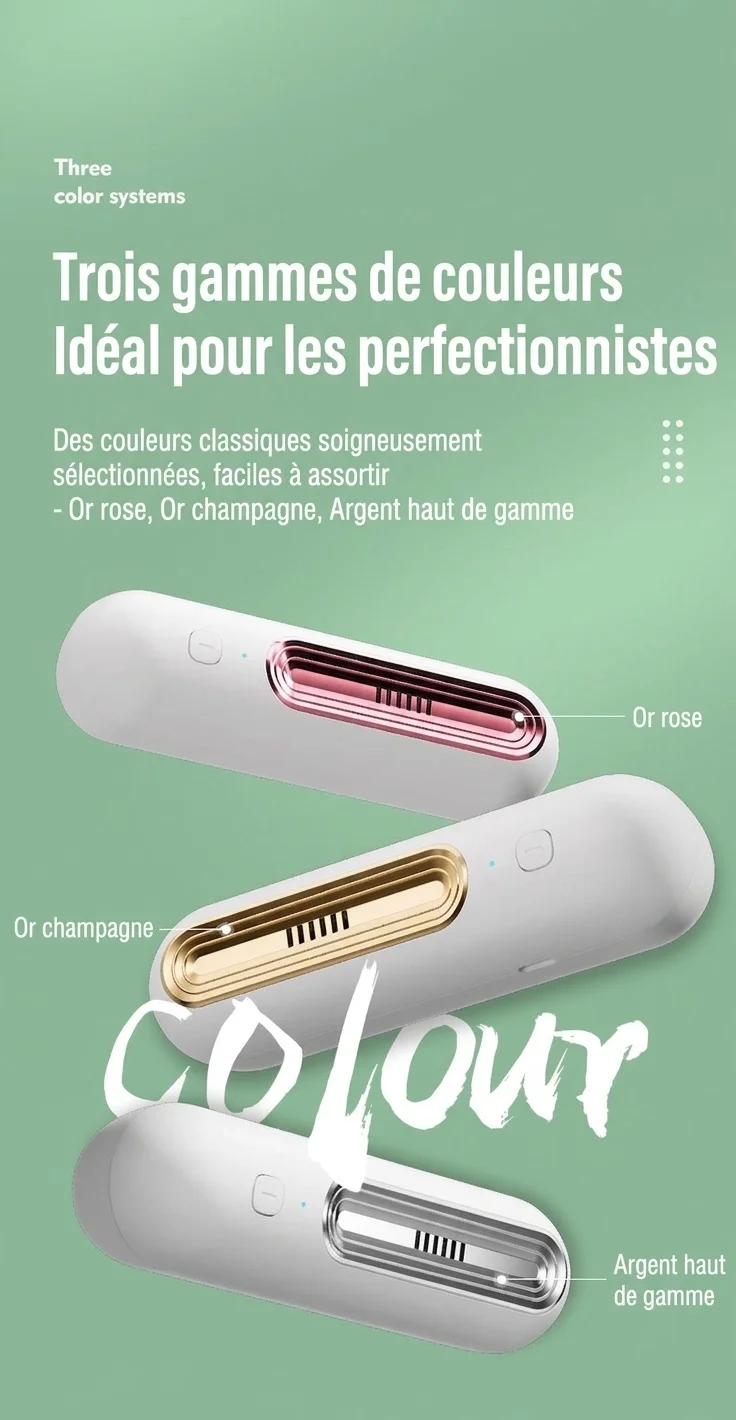 Désodorisant compact à l'ozone pour réfrigérateur, autonomie de 30 jours, élimine les odeurs et préserve la fraîcheur des aliments.