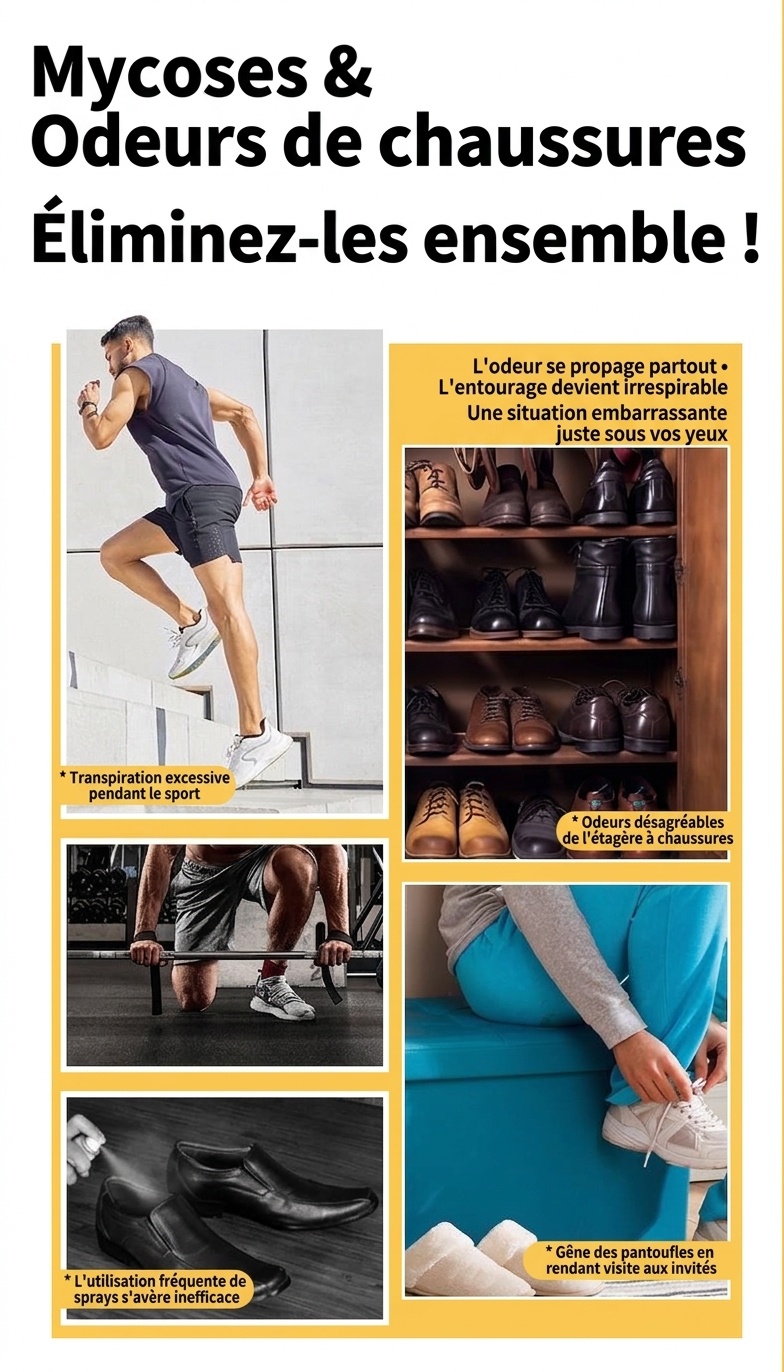 Désodorisant portable à l'ozone pour chaussures, chargement rapide sans fil USB-C, minuterie automatique de 5 heures, éliminateur d'odeurs