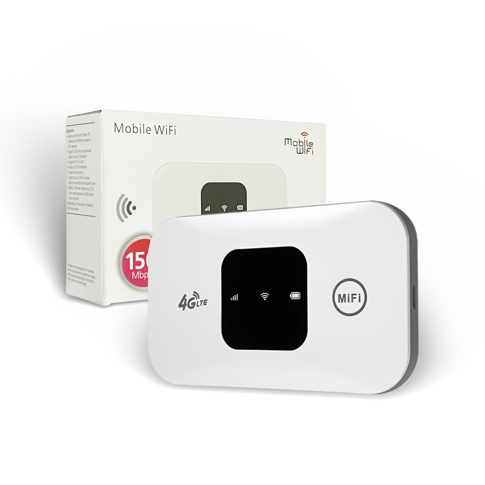 MF800 Portable 4G LTE Mobile WiFi Hotspot Router, Unlocked Pocket MiFi with SIM Card Slot, LED Indicator, Supports up to 10 Devices