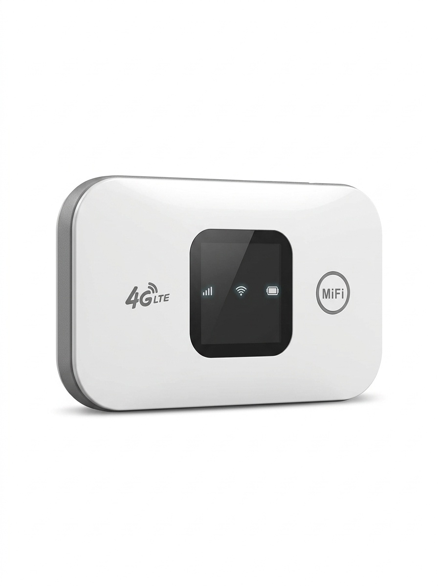 MF800 Portable 4G LTE Mobile WiFi Hotspot Router, Unlocked Pocket MiFi with SIM Card Slot, LED Indicator, Supports up to 10 Devices
