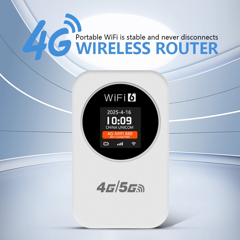 M32 Portable 4G LTE WiFi Router, 300Mbps High Speed, 3000mAh Battery, Type-C Charging Port, Unlocked Mobile Hotspot with SIM Card Slot
