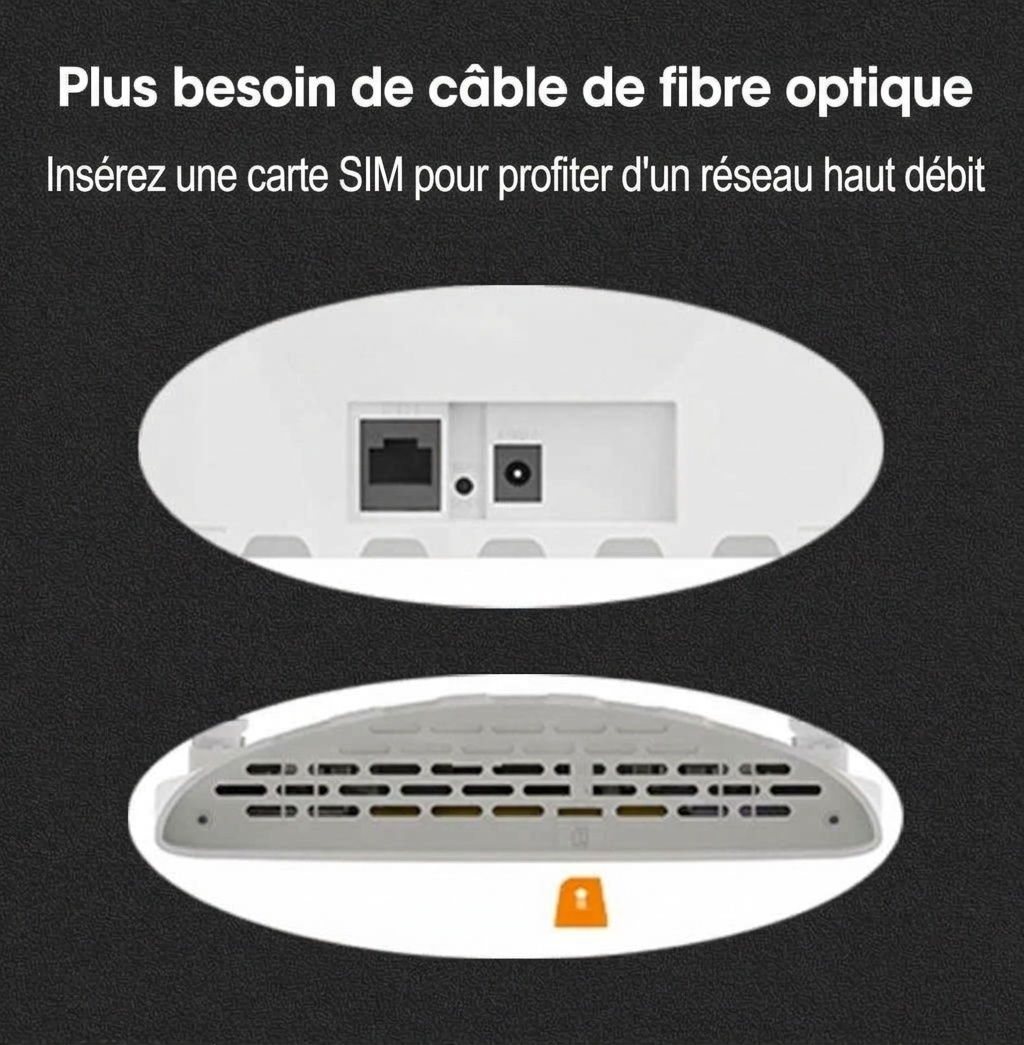 Routeur Wi-Fi sans fil 4G LTE CPF109, point d'accès mobile haut débit 300 Mbps avec antennes externes et emplacement pour carte SIM, prend en charge jusqu'à 16 appareils