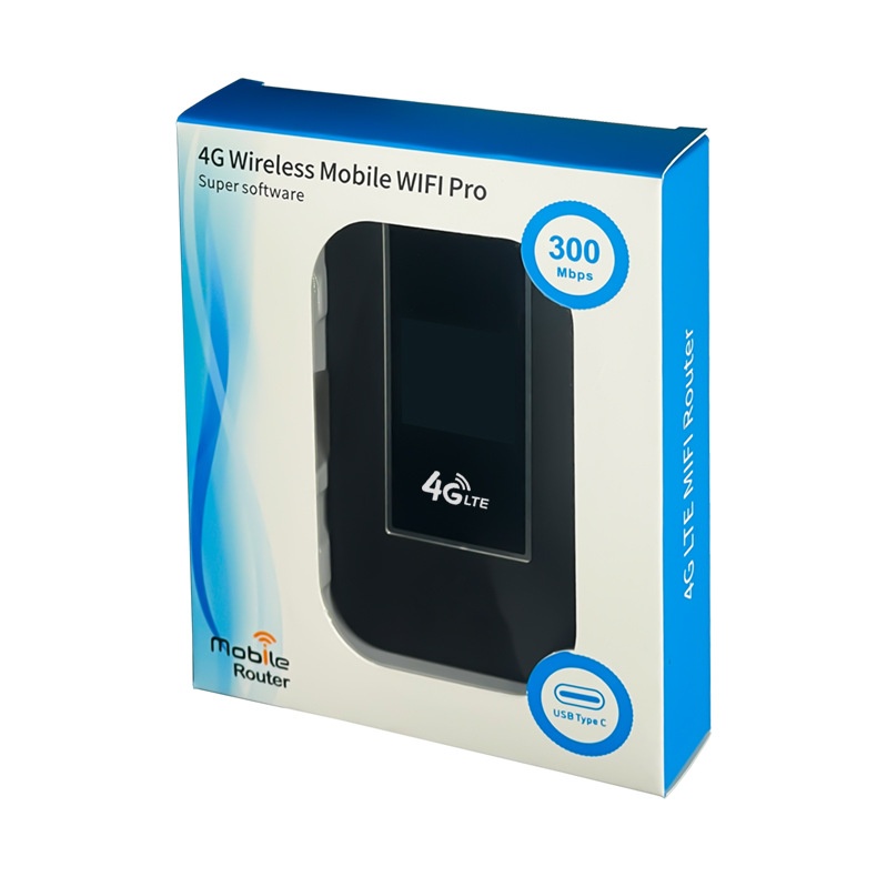 MF860 Portable 4G LTE Mobile WiFi Hotspot Router, 2100mAh Battery, Unlocked Pocket MiFi with SIM Card Slot, Supports up to 10 Devices