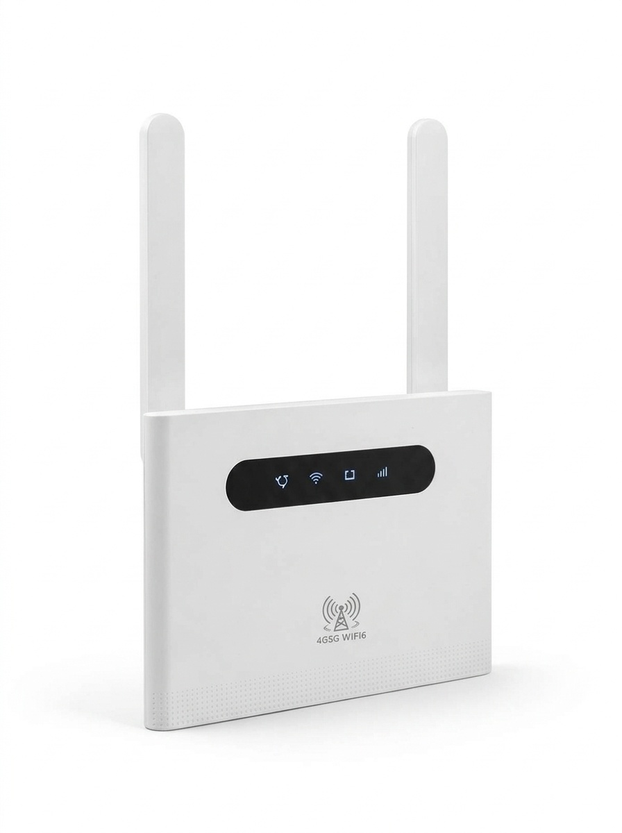 DNXT R102Pro 4G LTE WiFi 6 Mobile Router with 3000mAh Battery, 300Mbps Speed, Type-C Power, SIM Card Slot, Supports up to 32 Users