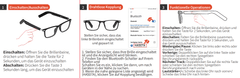 BL30 Schwarze Smart-Brille aus Kunststoff #BS705-0013
