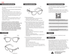 AG18 Black TR90 Smart AI Glasses #BS1223-0004