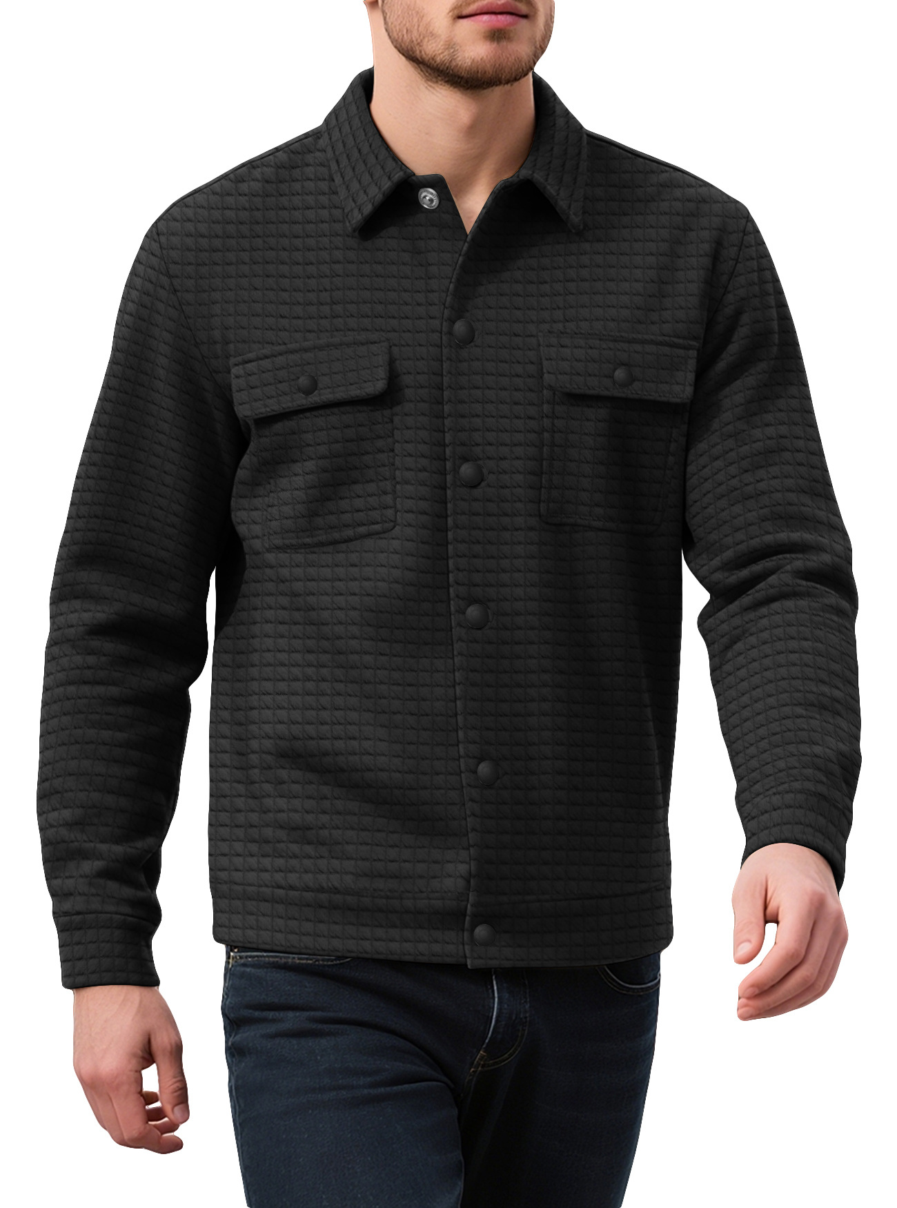 Men's Plaid Cardigan Sweater - Slim Fit Casual Zip-Up Knitwear NDF-00003