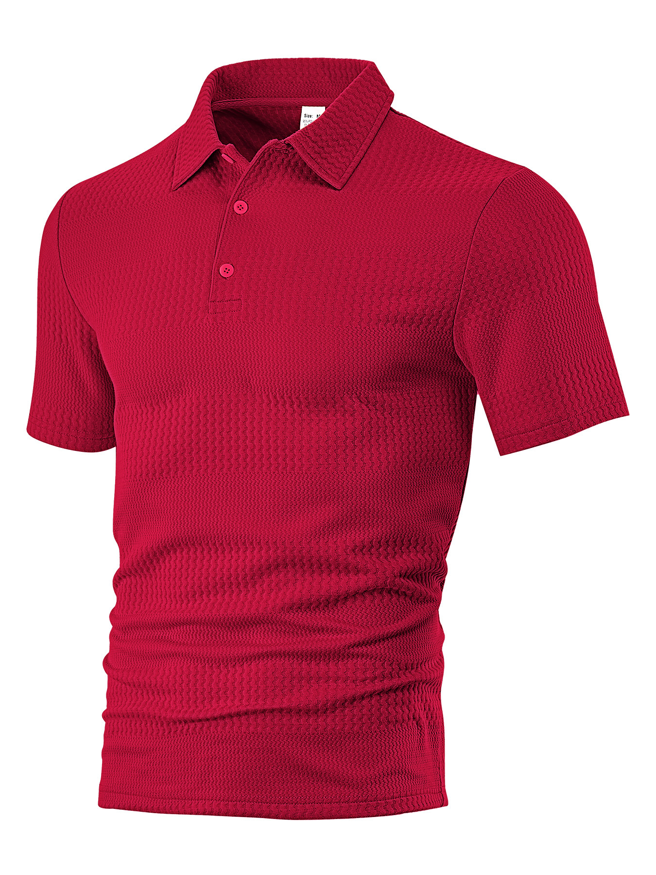 Premium Jacquard Polo Shirt - Relaxed Fit Summer Men's NDF-00006