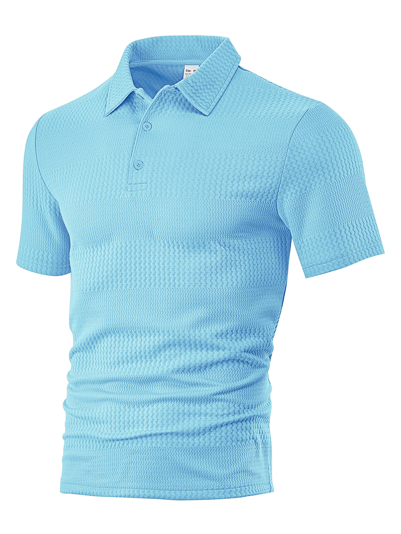 Premium Jacquard Polo Shirt - Relaxed Fit Summer Men's NDF-00006