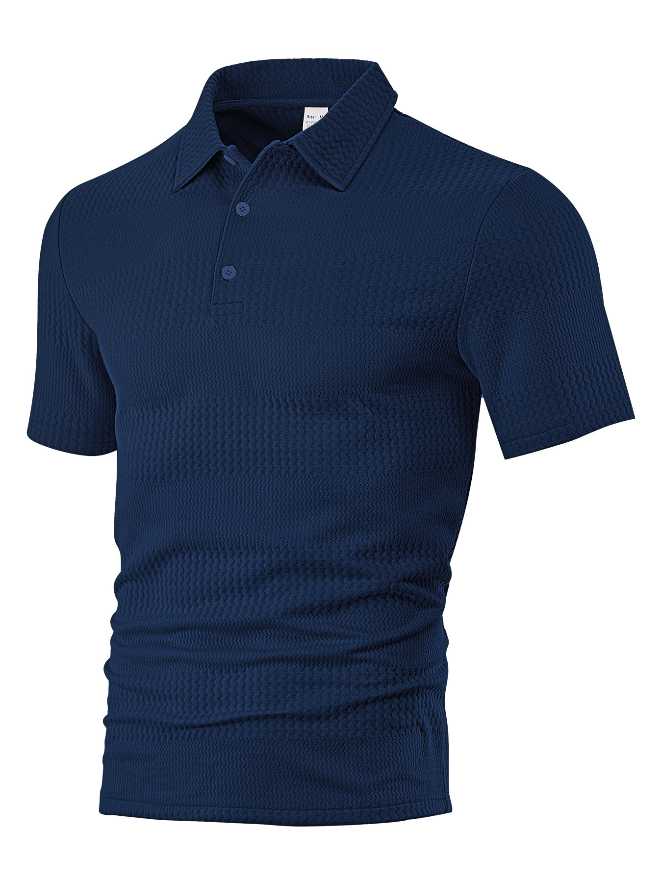 Premium Jacquard Polo Shirt - Relaxed Fit Summer Men's NDF-00006