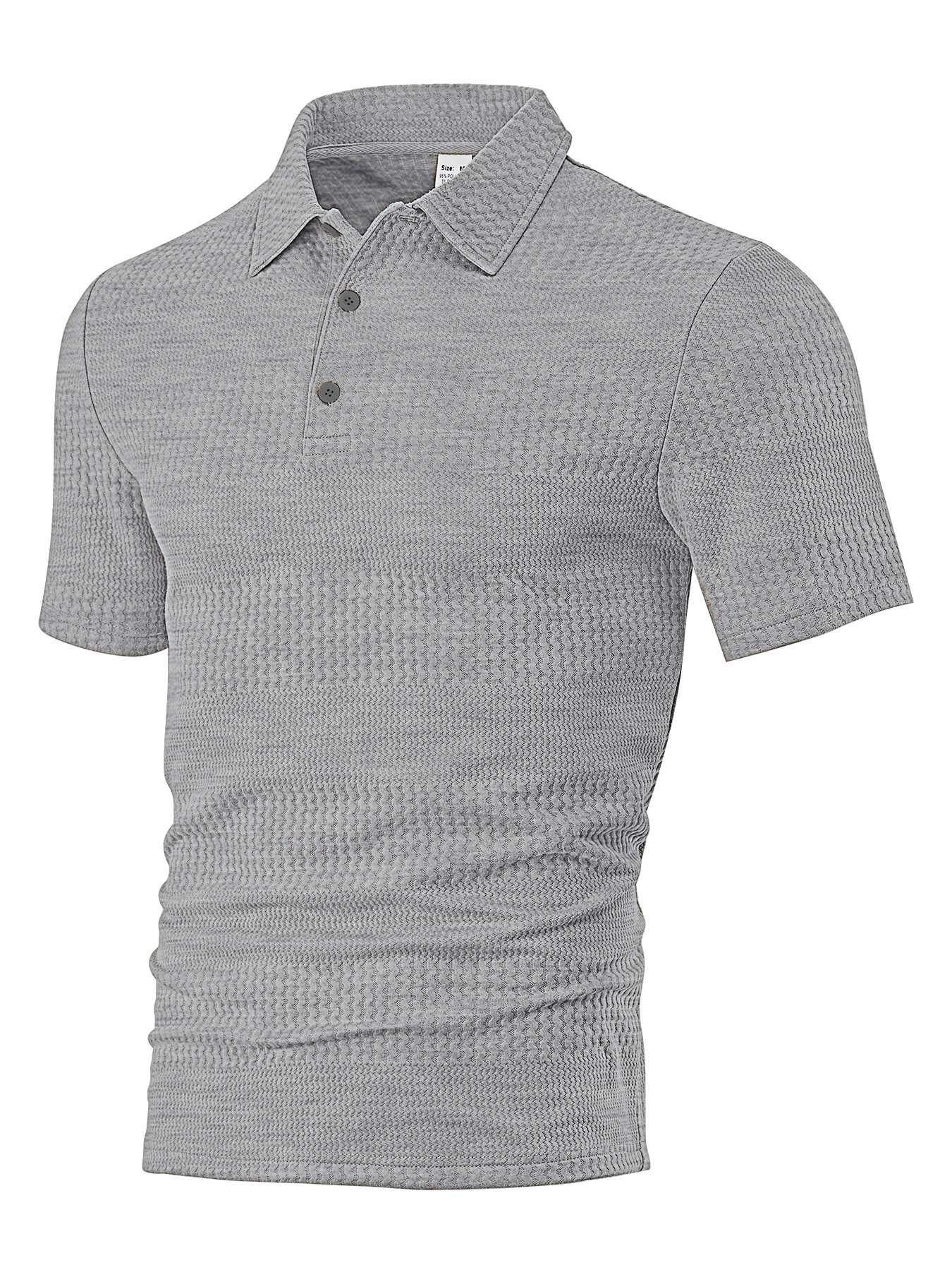 Premium Jacquard Polo Shirt - Relaxed Fit Summer Men's NDF-00006