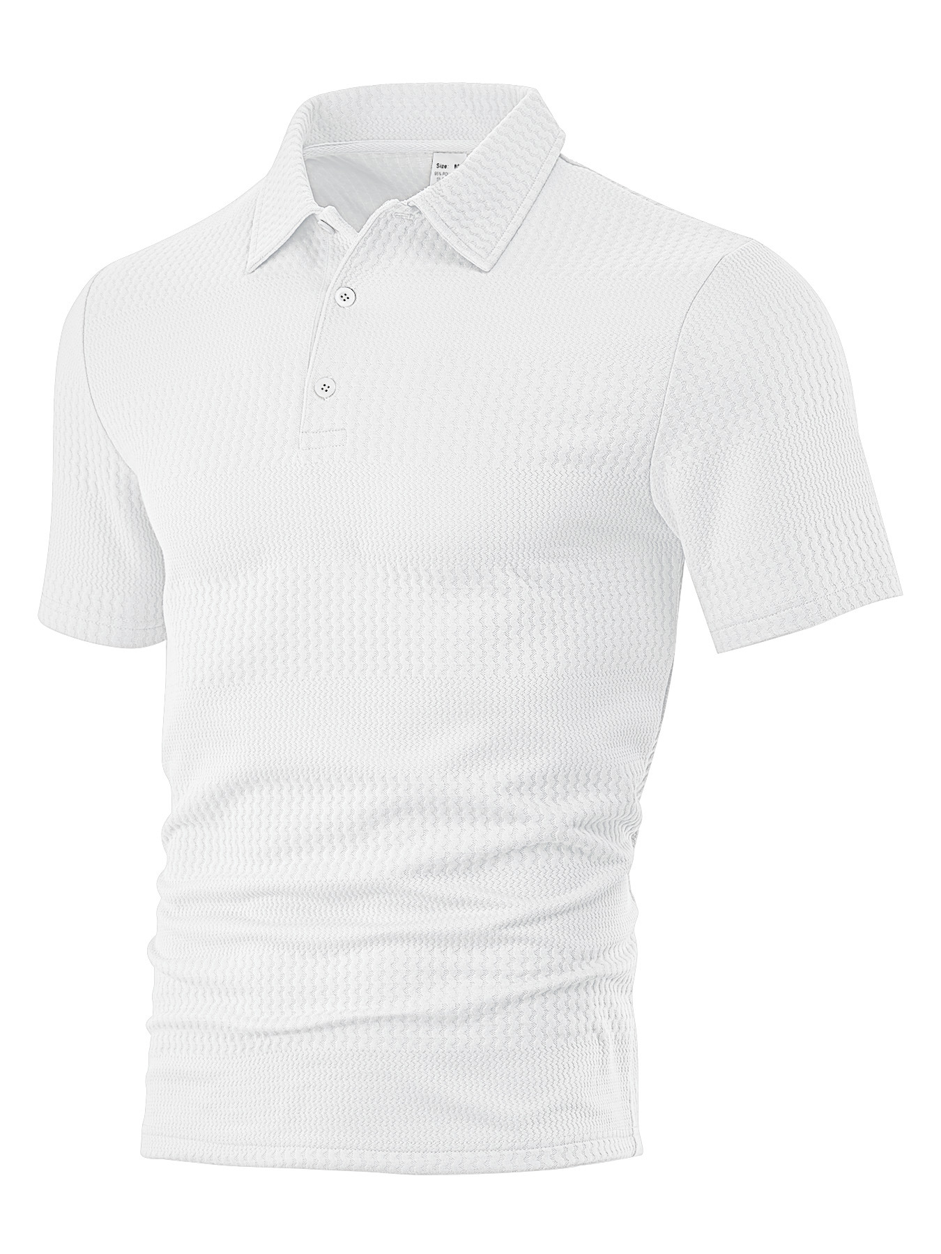 Premium Jacquard Polo Shirt - Relaxed Fit Summer Men's NDF-00006