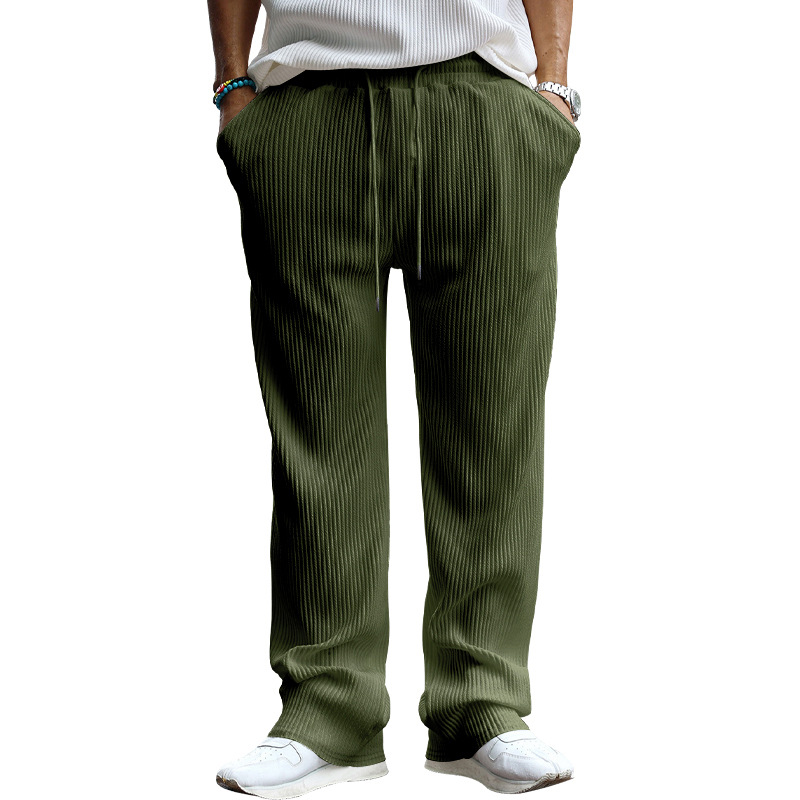 Men's Striped Wide Leg Lounge Pants Fashion Casual Trousers NDF-00002