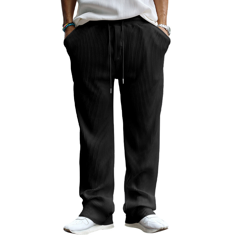 Men's Striped Wide Leg Lounge Pants Fashion Casual Trousers NDF-00002