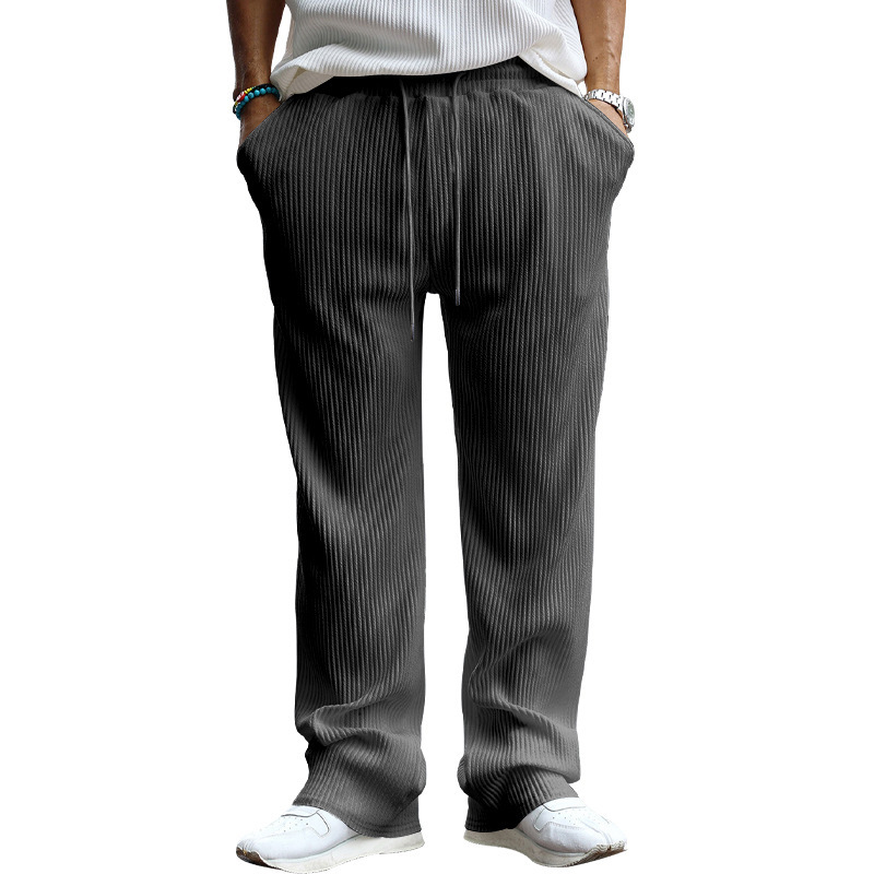 Men's Striped Wide Leg Lounge Pants Fashion Casual Trousers NDF-00002