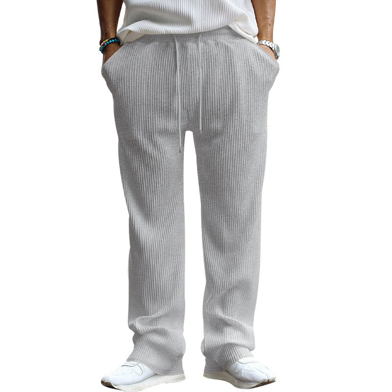 Men's Striped Wide Leg Lounge Pants Fashion Casual Trousers NDF-00002