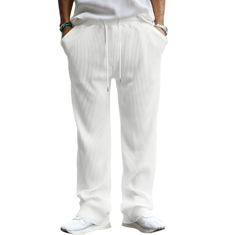 Men's Striped Wide Leg Lounge Pants Fashion Casual Trousers NDF-00002