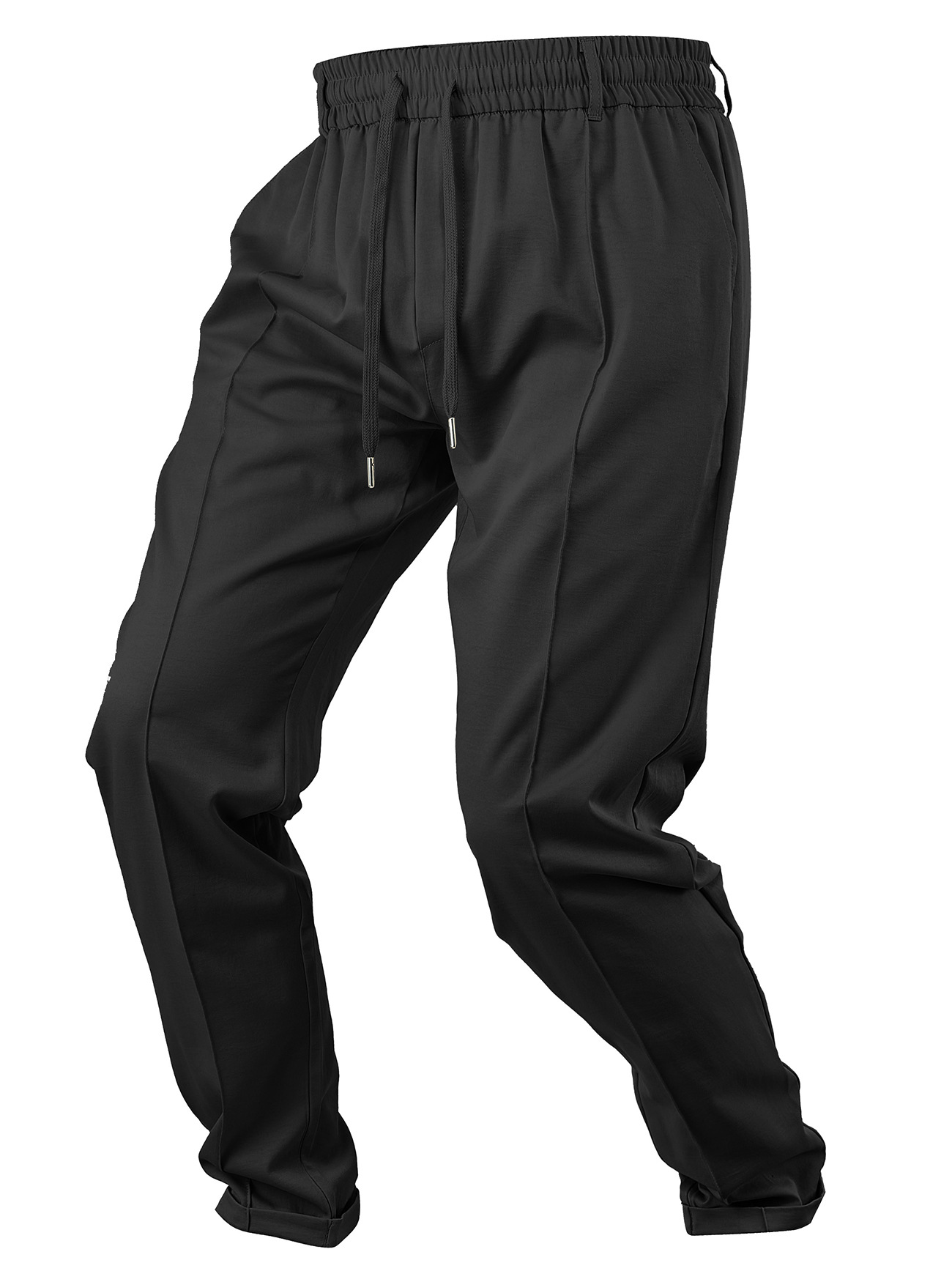 Men's Casual Linen Blend Pants - Lightweight Relaxed Fit NDF-00003