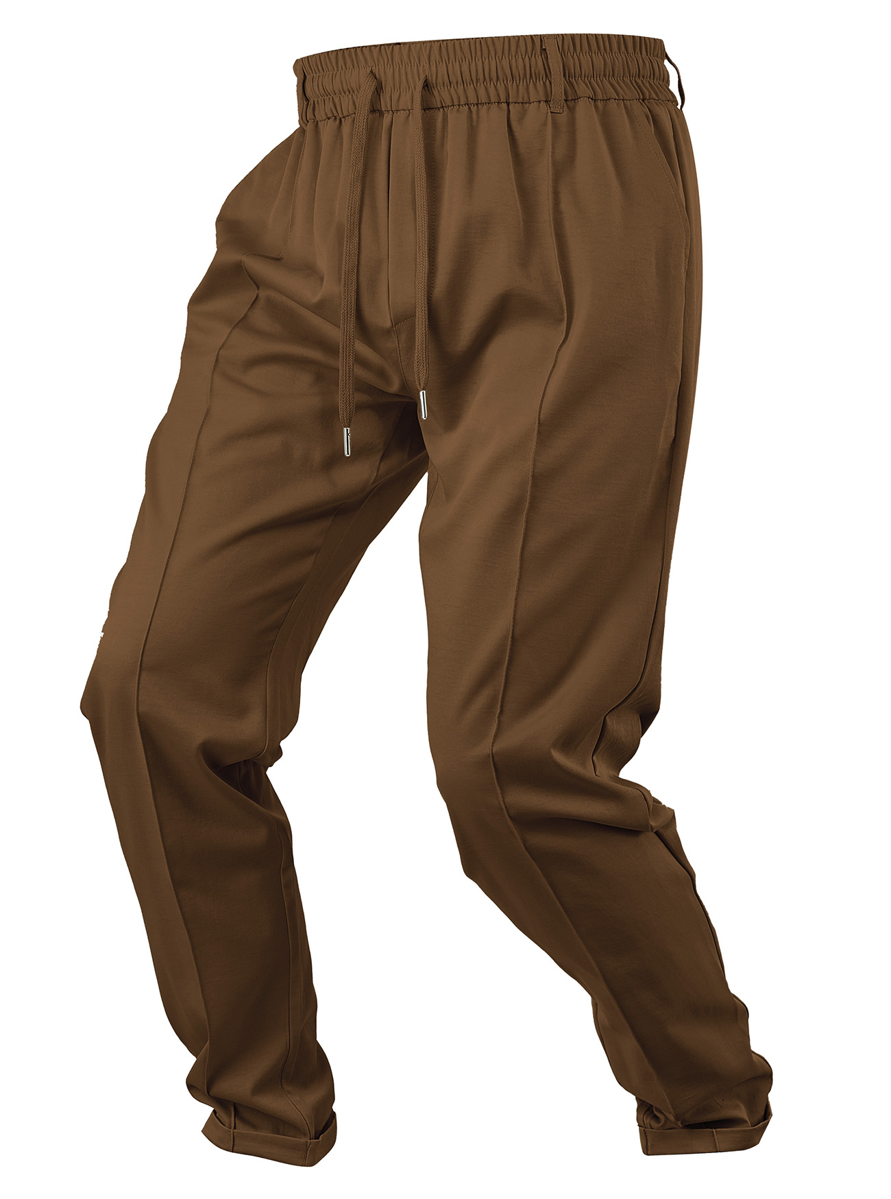 Men's Casual Linen Blend Pants - Lightweight Relaxed Fit NDF-00003