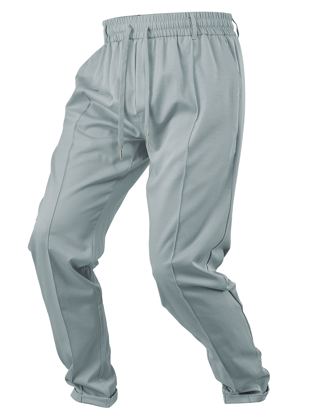 Men's Casual Linen Blend Pants - Lightweight Relaxed Fit NDF-00003