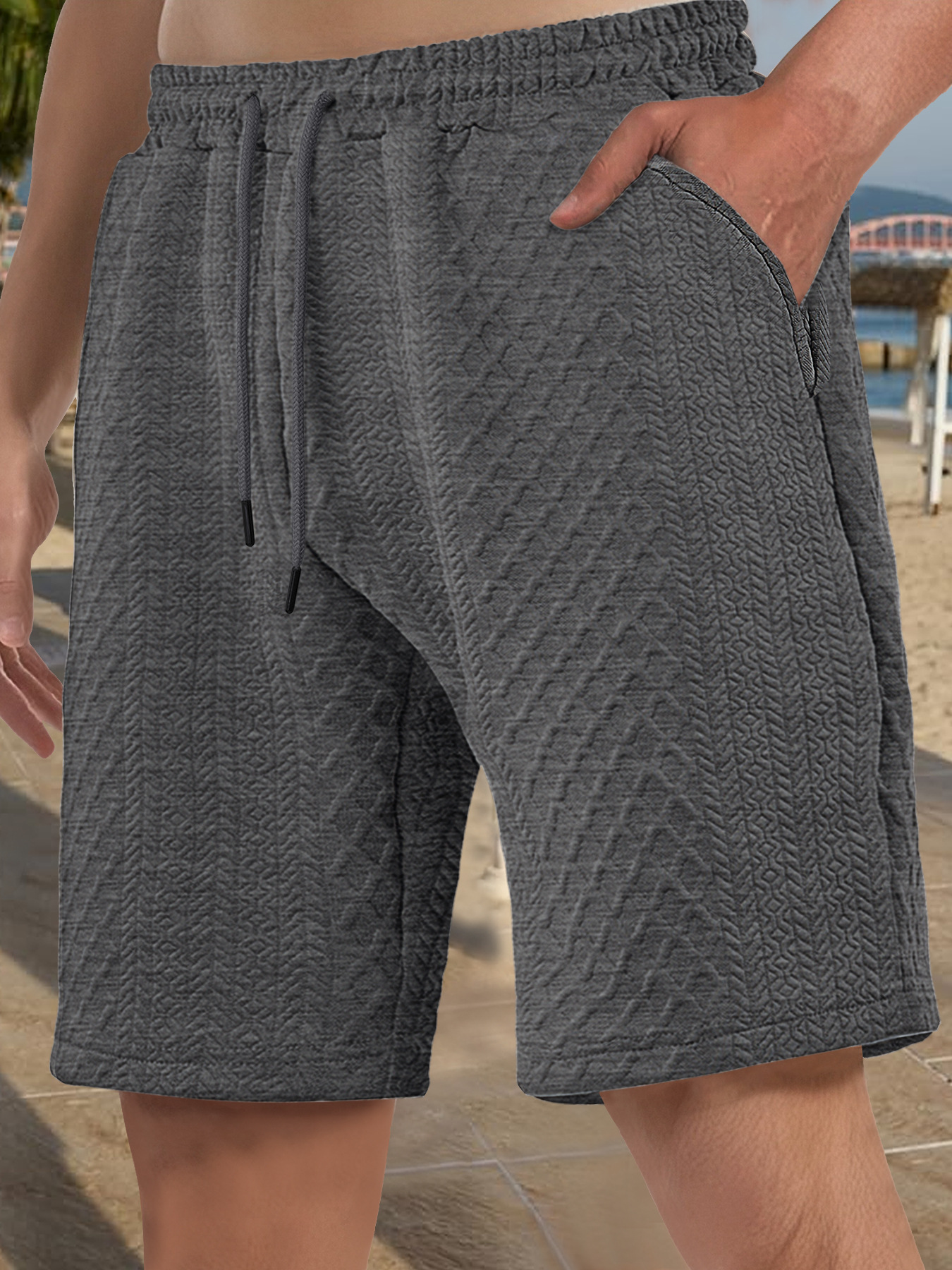 Men's Retro Summer Shorts Relaxed Fit Casual Beach Trunks NDF-00004