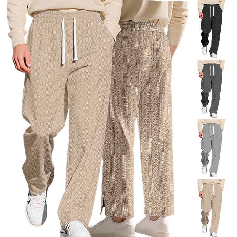 Men's Casual Knit Drawstring Sweatpants - American Style NDF-00010
