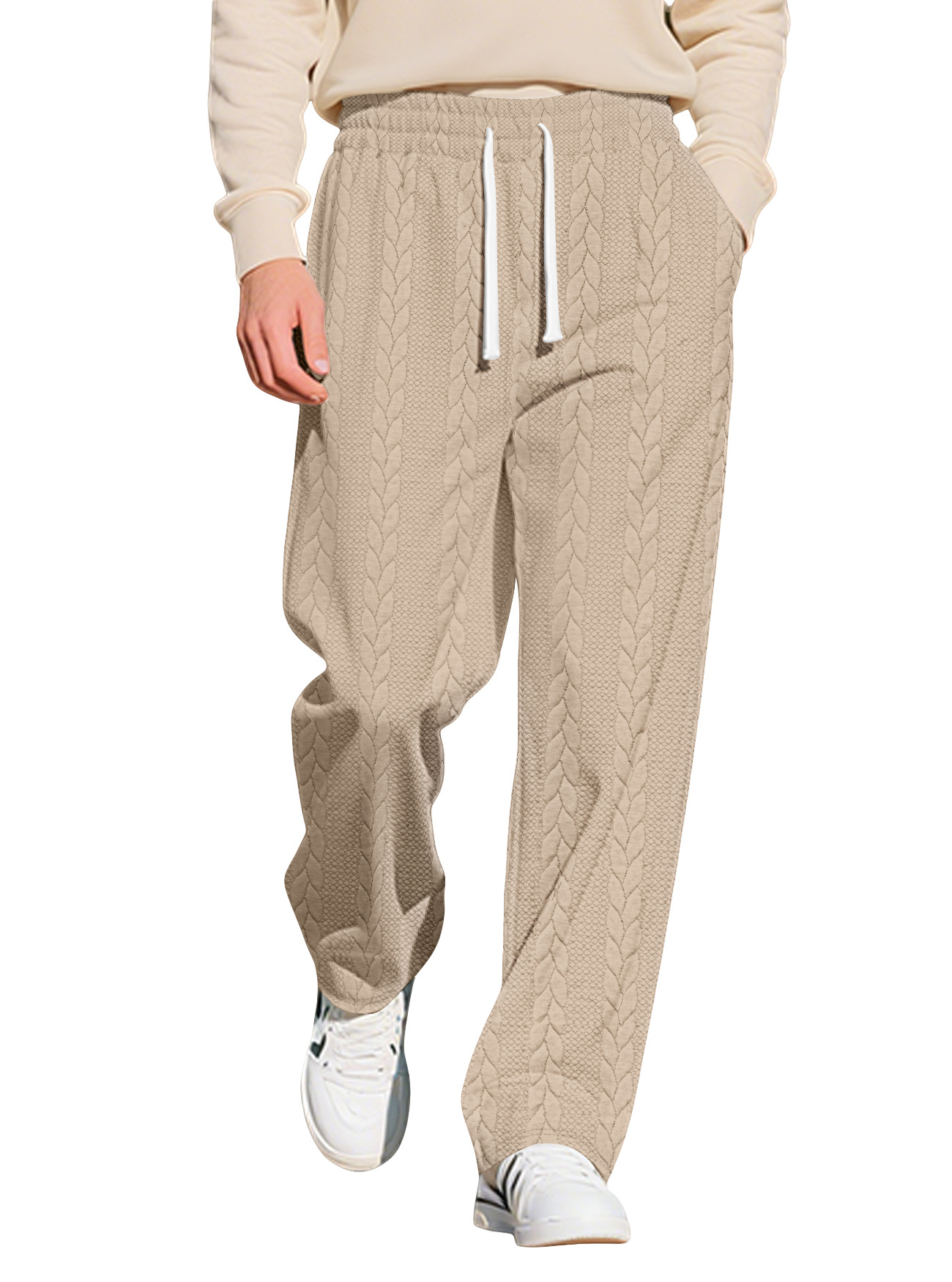 Men's Casual Knit Drawstring Sweatpants - American Style NDF-00010