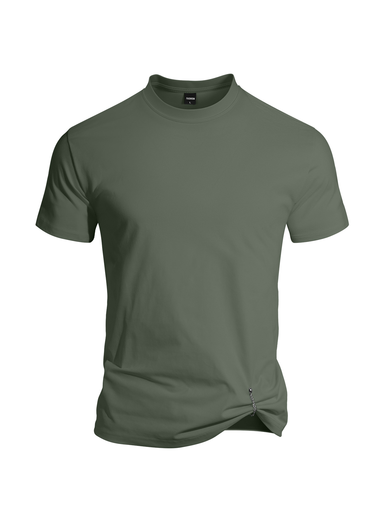 Men's Slim Fit Casual Athletic Magnetic Short Sleeve Shirt NDF-00008