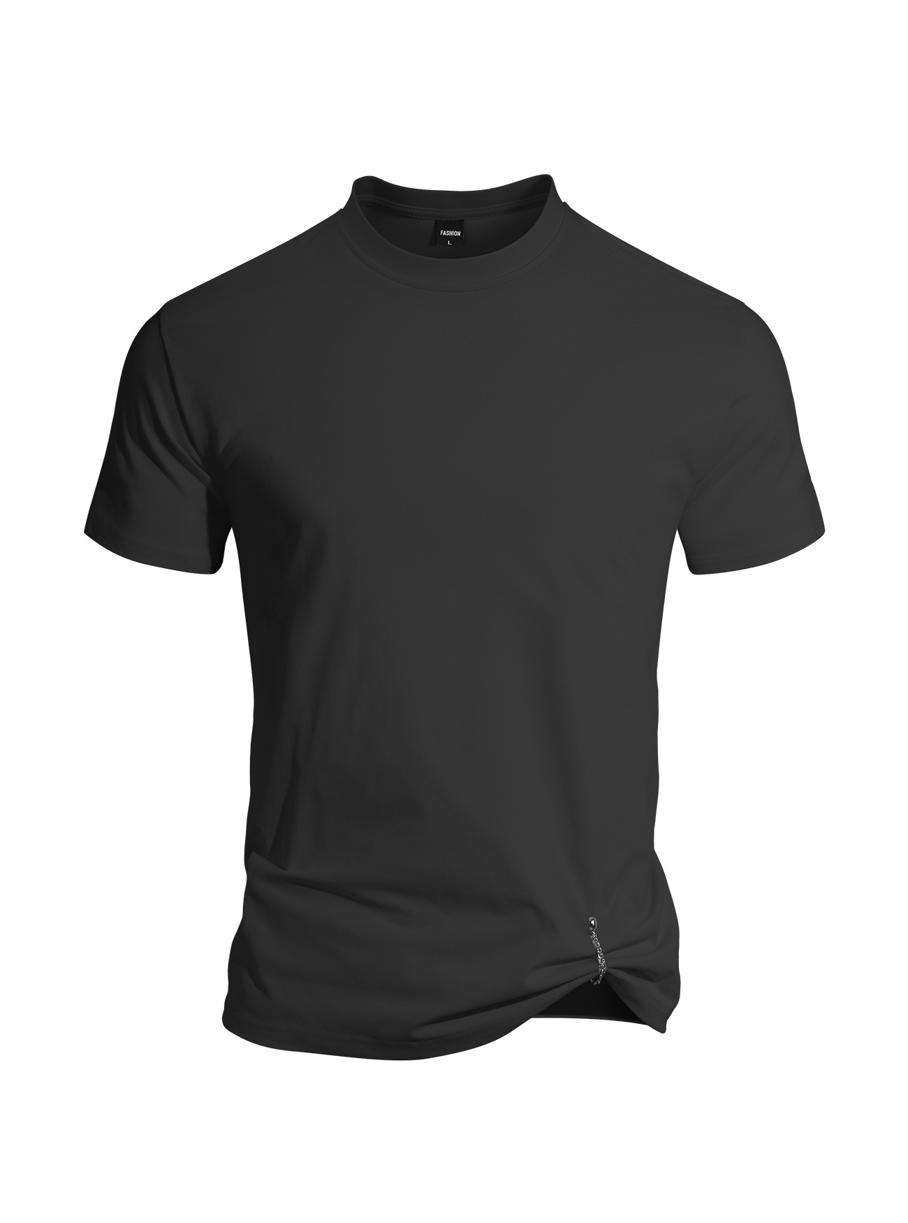 Men's Slim Fit Casual Athletic Magnetic Short Sleeve Shirt NDF-00008