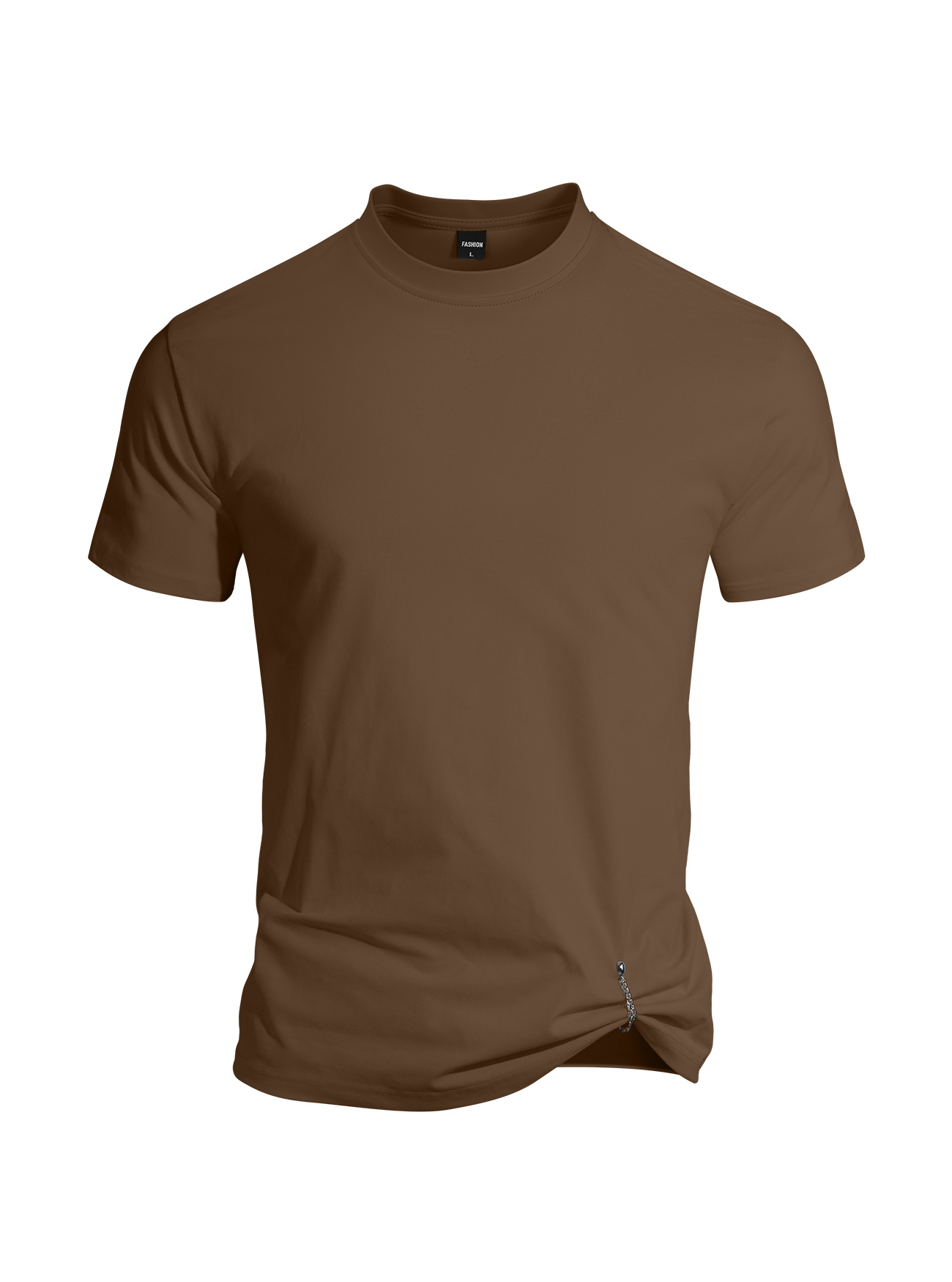 Men's Slim Fit Casual Athletic Magnetic Short Sleeve Shirt NDF-00008