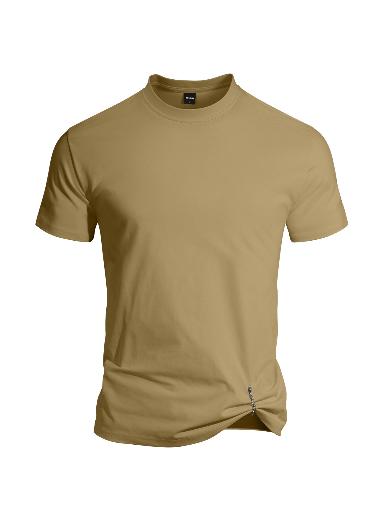 Men's Slim Fit Casual Athletic Magnetic Short Sleeve Shirt NDF-00008