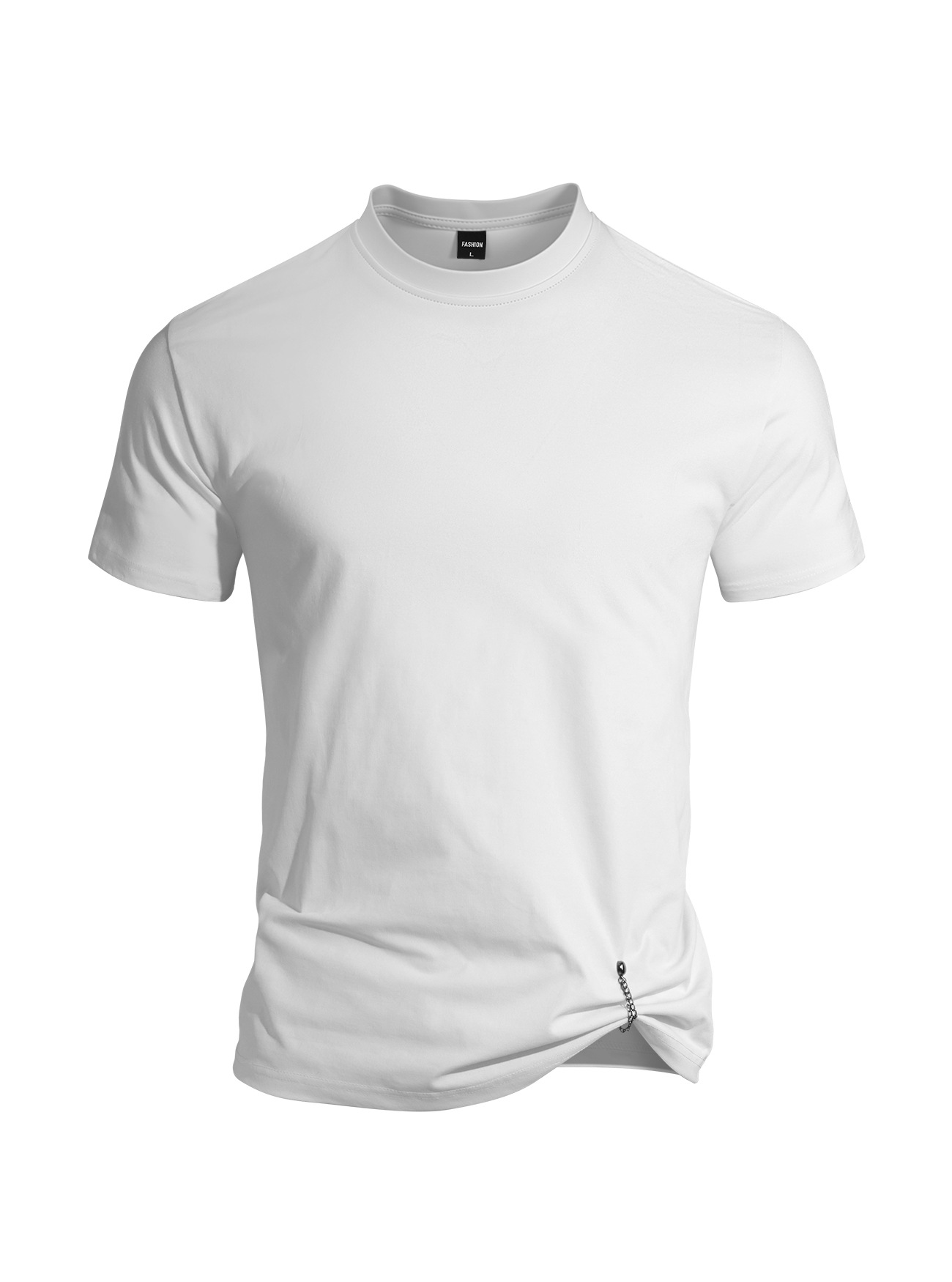 Men's Slim Fit Casual Athletic Magnetic Short Sleeve Shirt NDF-00008