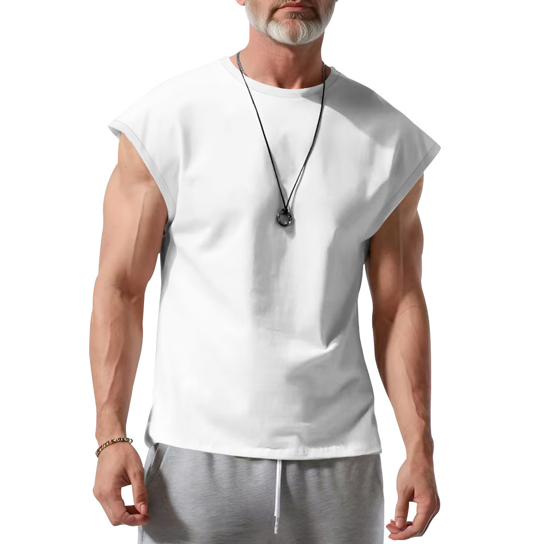 Sleeveless Men's Tank Top Undershirt - Summer Casual Loose Fit NDF-00011
