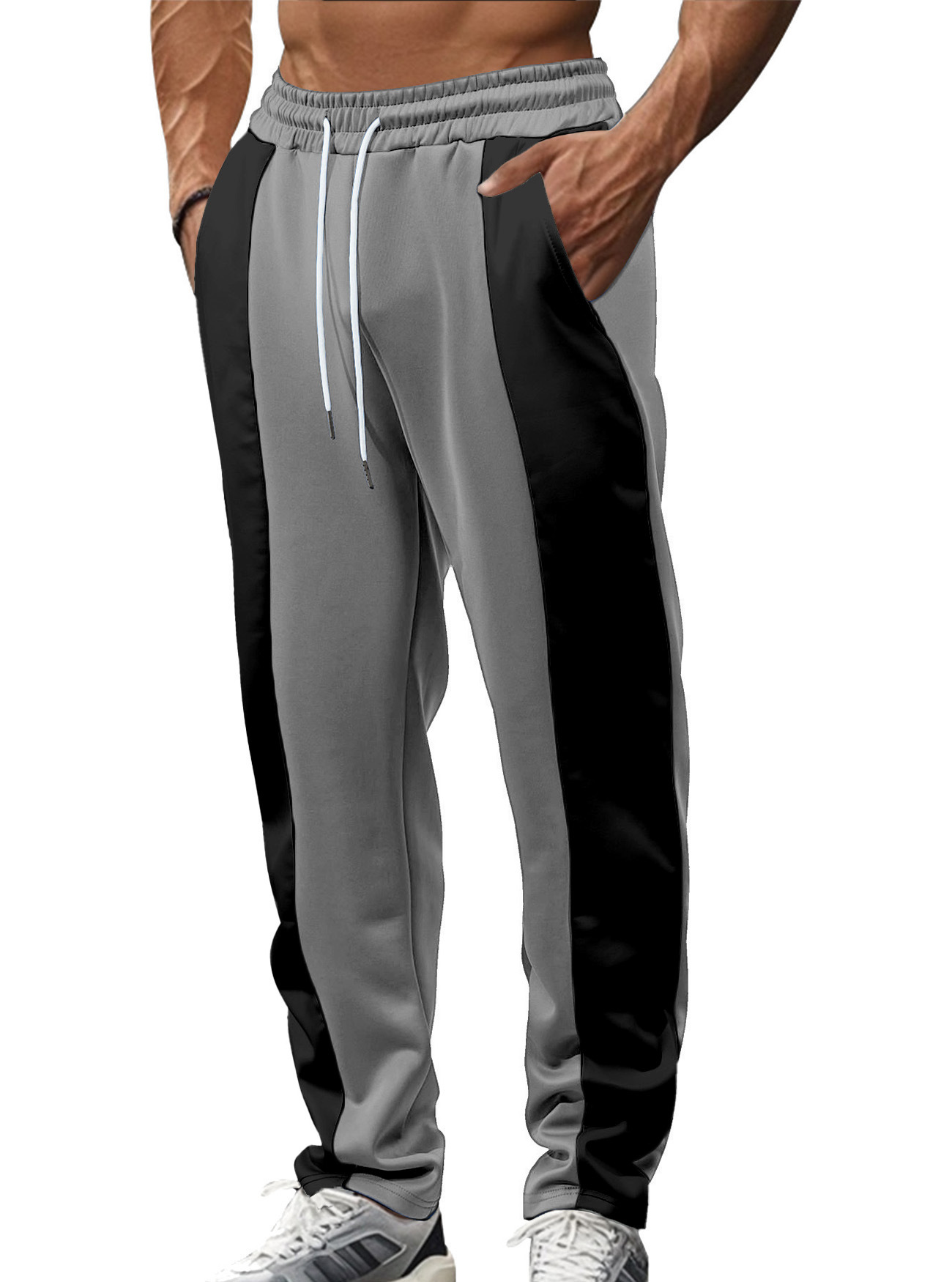 Cotton Blend Men's Joggers - Quick Dry Athletic Pants NDF-00019