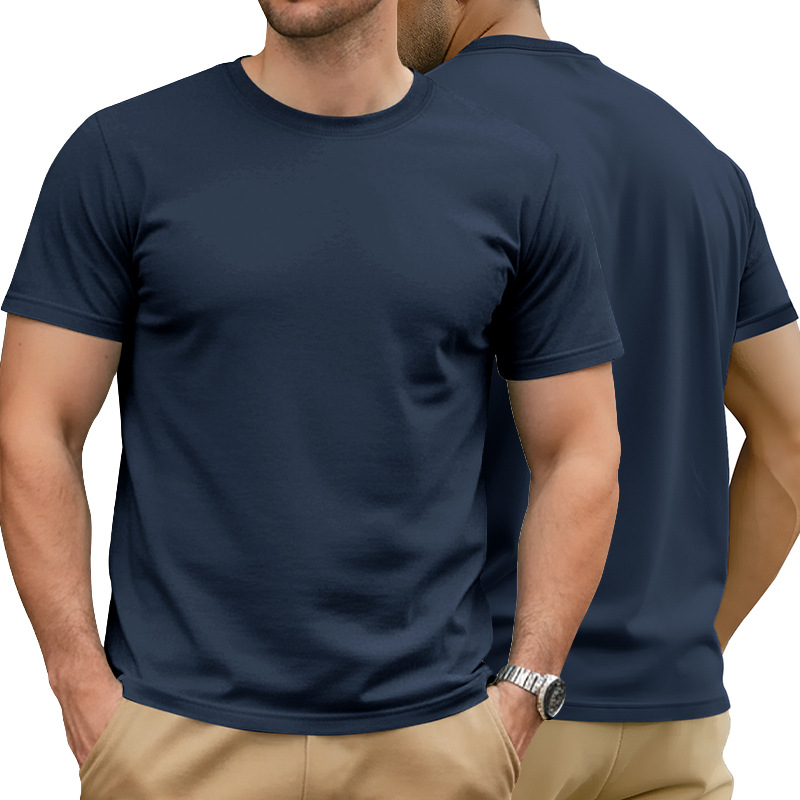 Cotton Short Sleeve T-Shirt - Casual Summer Basic Tee NDF-00018