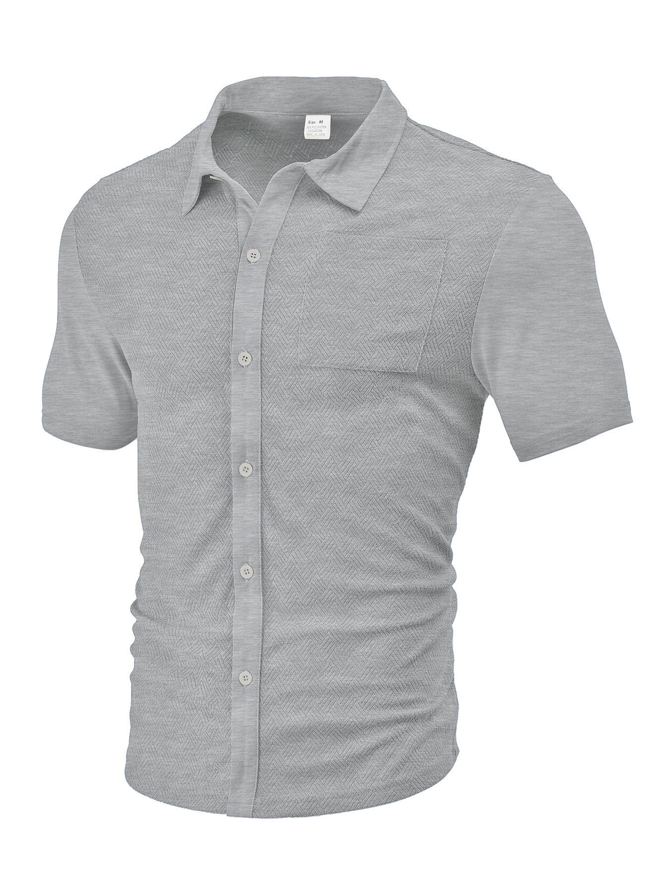 Linen Knit Polo Shirt - Breathable Summer Cardigan NDF-00050