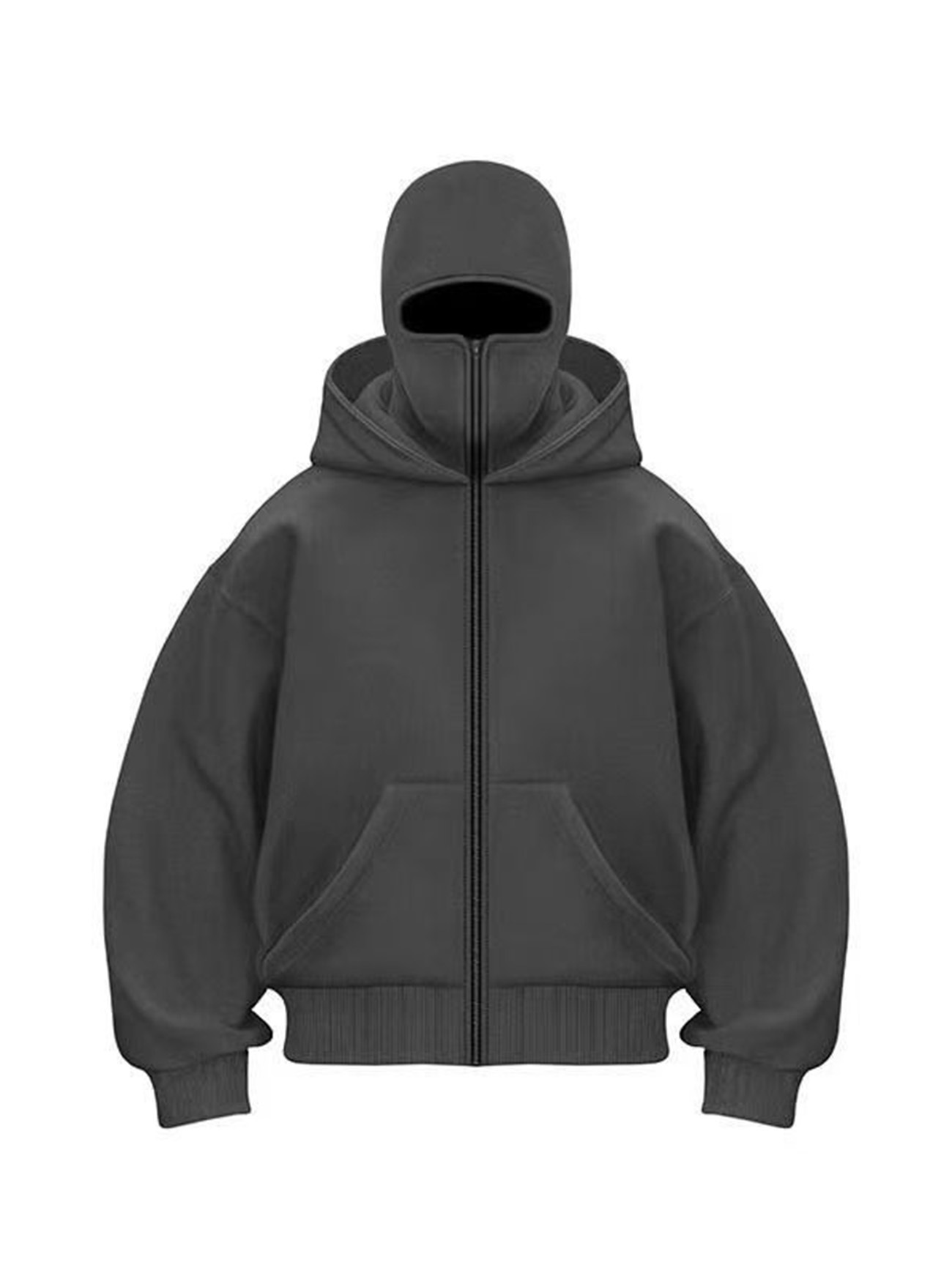Double Layer Zip Up Hoodie Streetwear Couple Jacket NDF-00011
