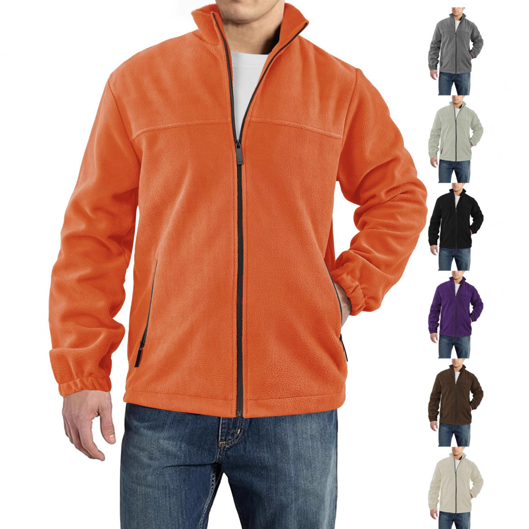Fleece Jacket Men 2026 TEMU Spring Autumn Winter Full Zip NDF-00012