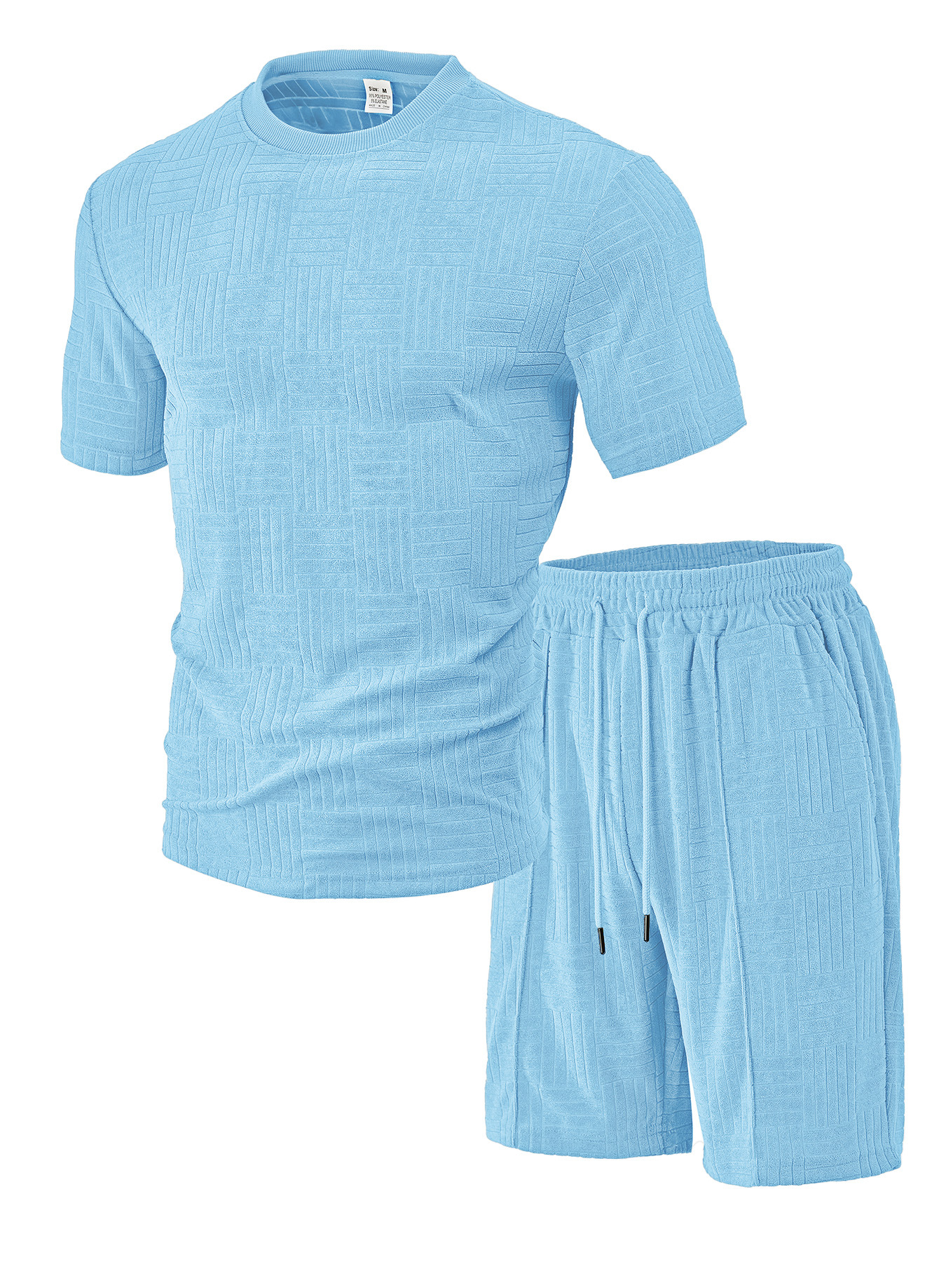 Men's Summer Casual Polo Shirt & Shorts Set - Relaxed Fit NDF-00051