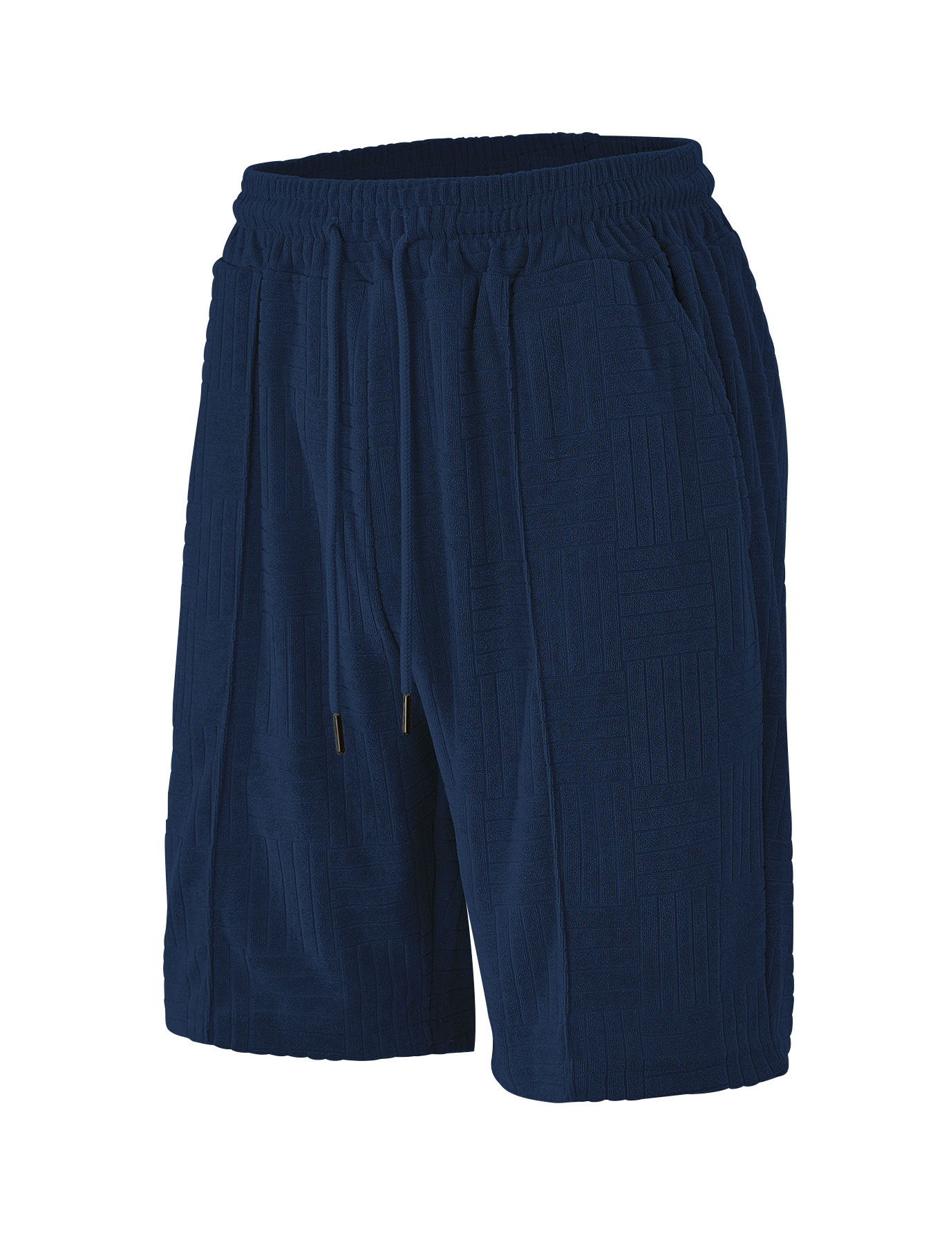 Men's Terry Cloth Shorts - Summer Casual Breathable Athletic NDF-00007